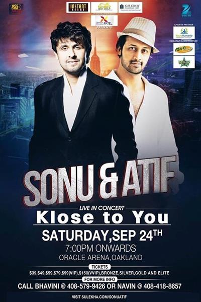 Sonu Nigam and Atif Aslam Live in Concert - Bay Area